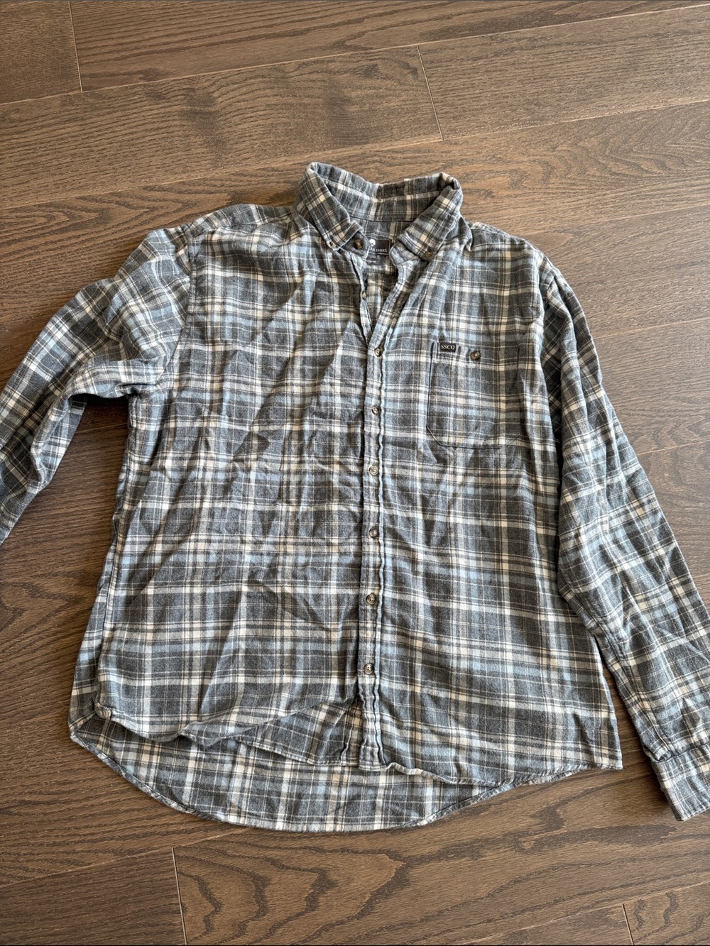 The Southern Shirt Company Gray Plaid Button-Down Shirt